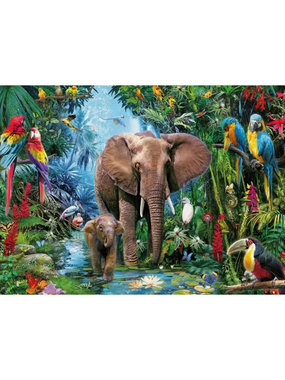 Safari Animals 150-Piece Kids Puzzle - Unique Pieces, Perfect Fit, Fun Activity